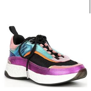 Kurt Geiger London, Kensington Metallic Rainbow Platform Sneakers